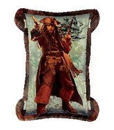 34" Pirates of the Carribbean 4 Scroll Balloon