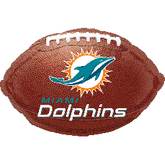 Junior Shape Miami Dolphins Football