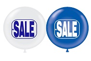 17" Sale Tag (Blue & White) Brand Tuftex