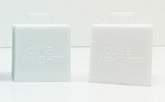 65 gram Cube Balloon Weight: White (10 Pack)